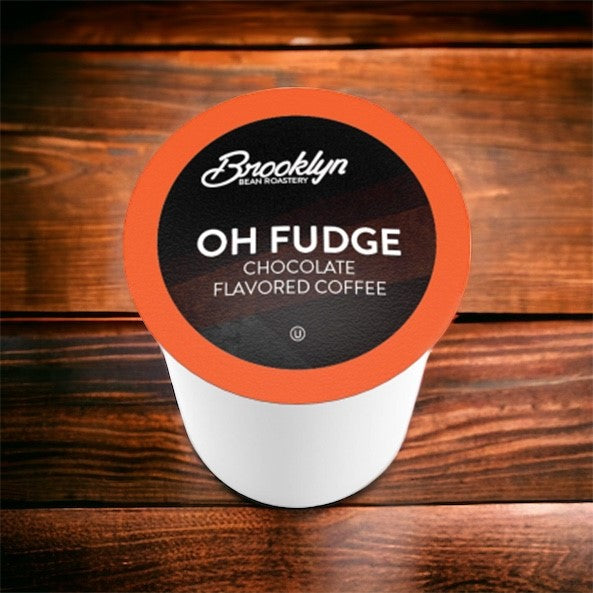 Chocolate flavored coffee pods